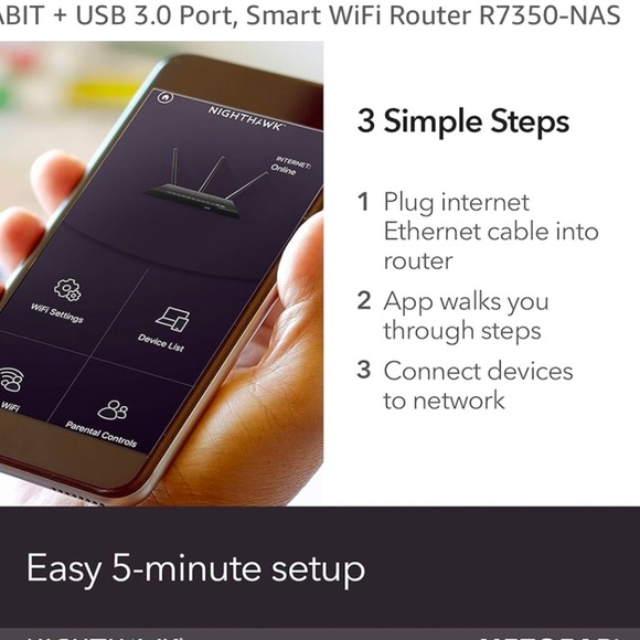 Netgear Nighthawk ac2400 router - Picture 4 of 13